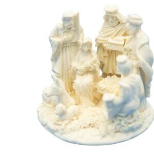 Nativity Porcelain Christmas Vintage Figurine